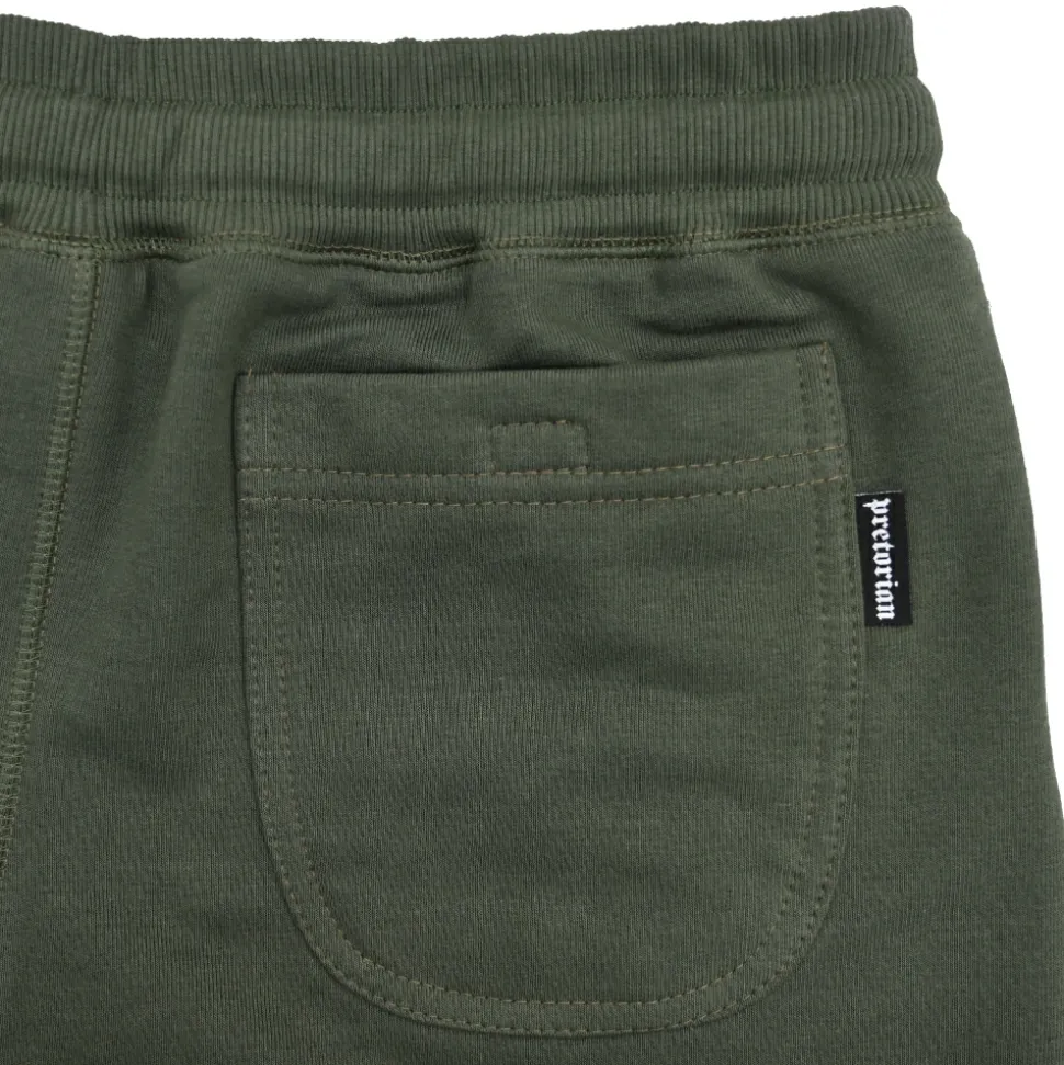 Spodenki bawełniane Pretorian "Logo" - khaki