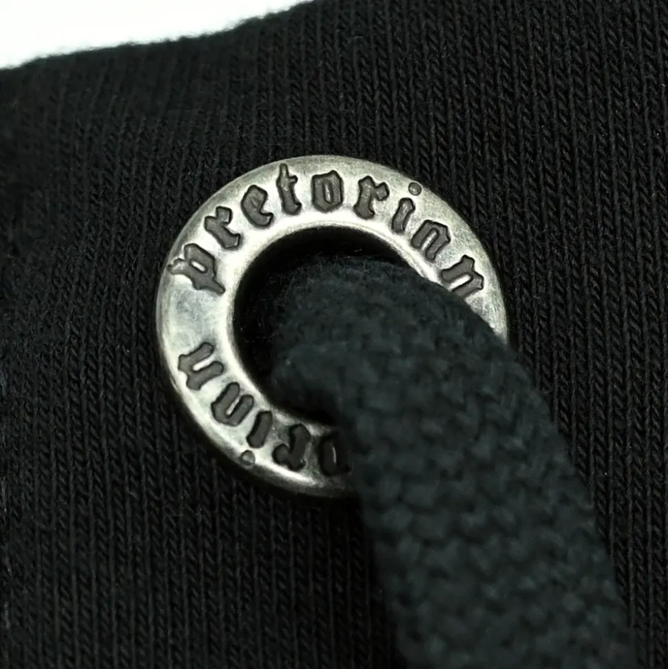 Spodenki bawełniane Pretorian "PS" - czarne