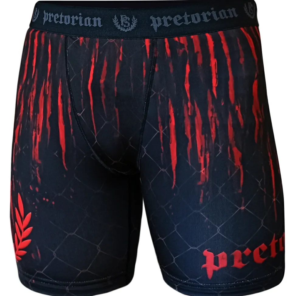 Spodenki Vale Tudo Pretorian "Red Splash"
